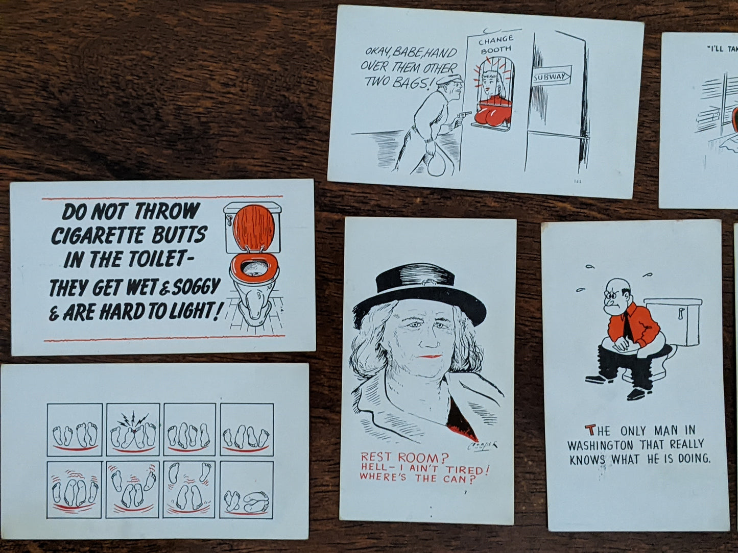 1950s or 1960s Comic Cards Set #4 **Rare
