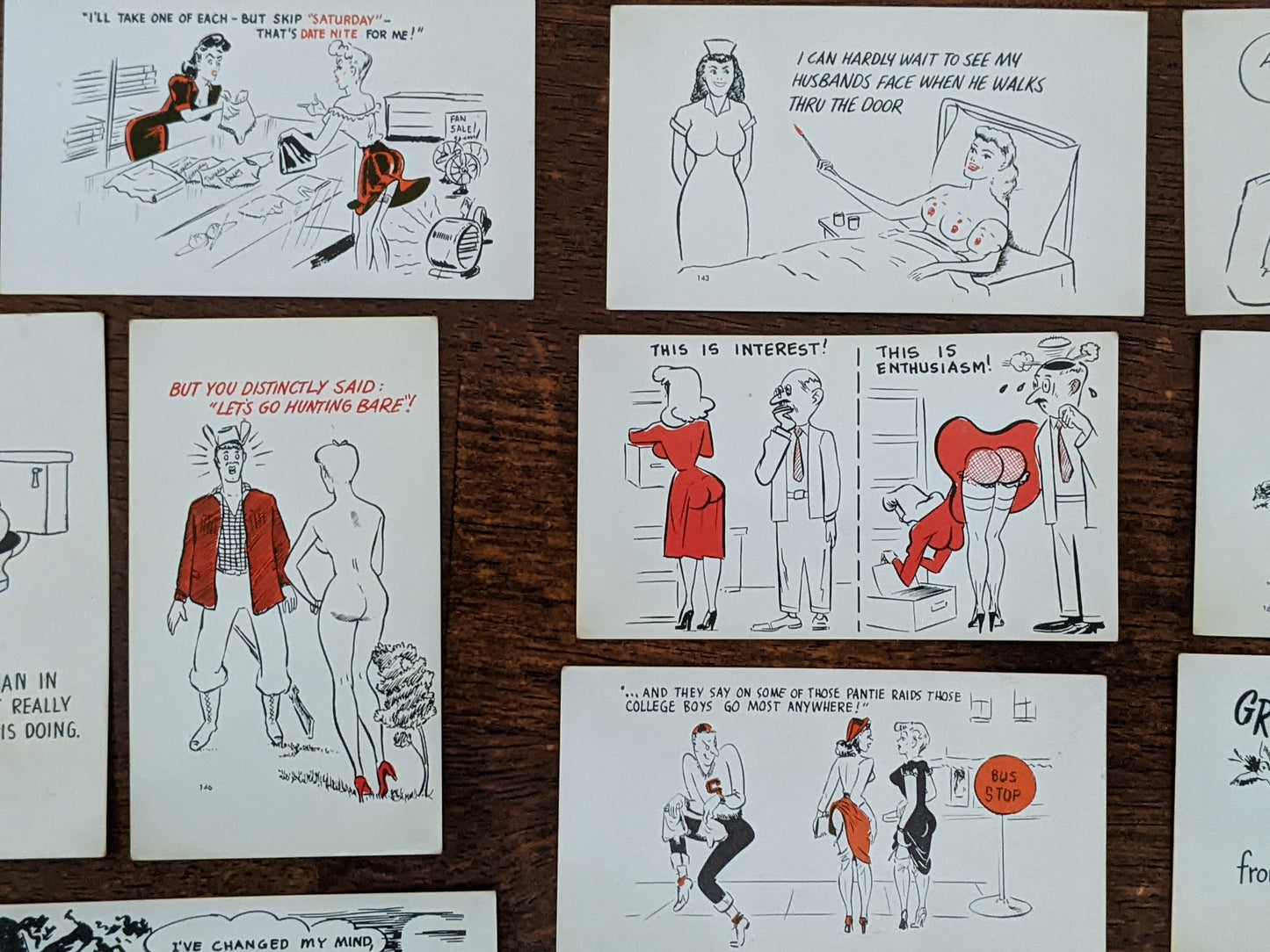 1950s or 1960s Comic Cards Set #4 **Rare