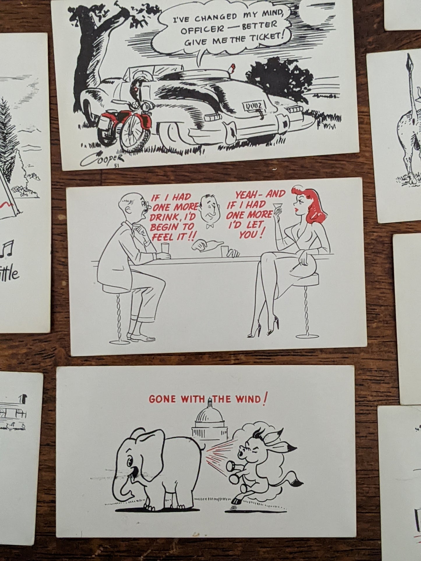 1950s or 1960s Comic Cards Set #4 **Rare