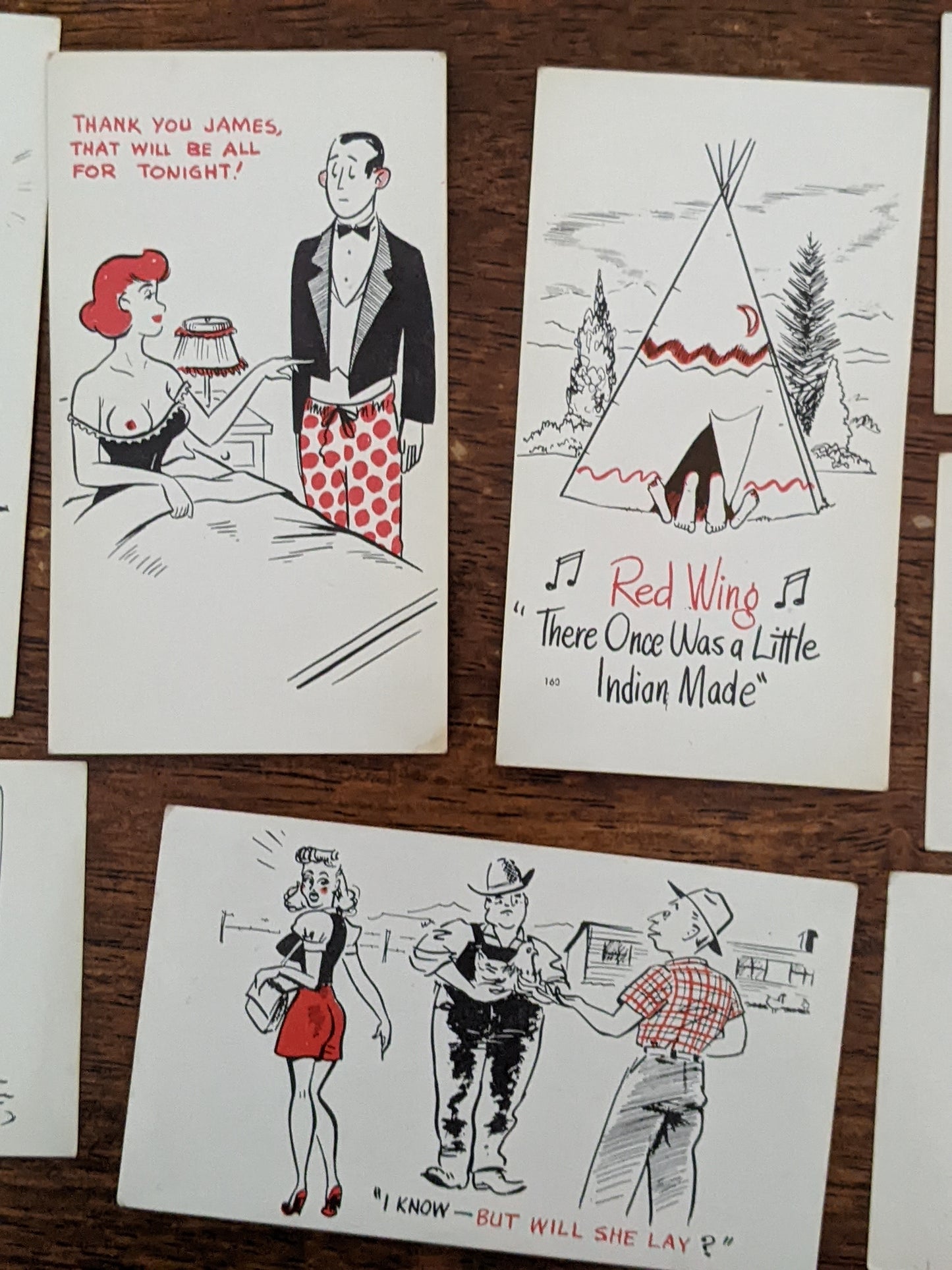 1950s or 1960s Comic Cards Set #4 **Rare