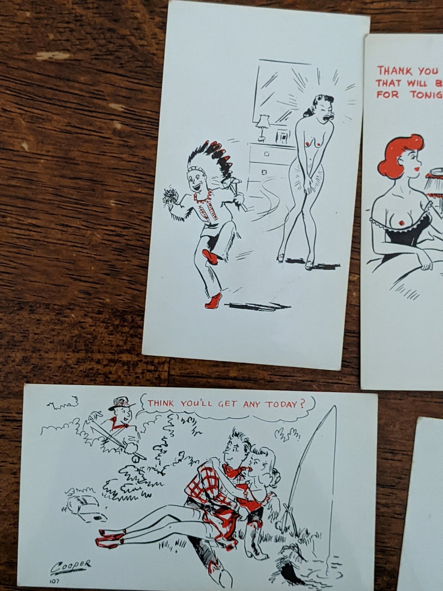 1950s or 1960s Comic Cards Set #4 **Rare