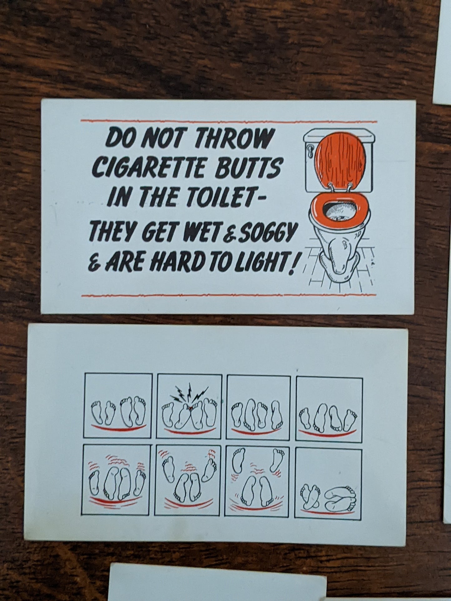 1950s or 1960s Comic Cards Set #4 **Rare