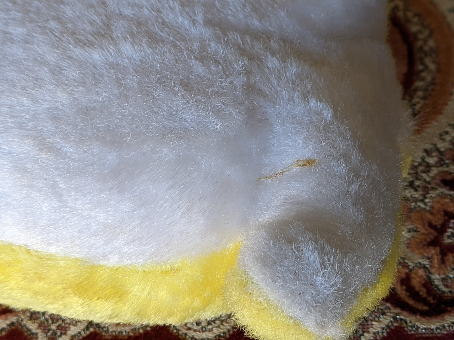 1950s Carnival Stuffed Bunny Prize Yellow Adorable !! Awesome Vintage Gifts & Collectibles