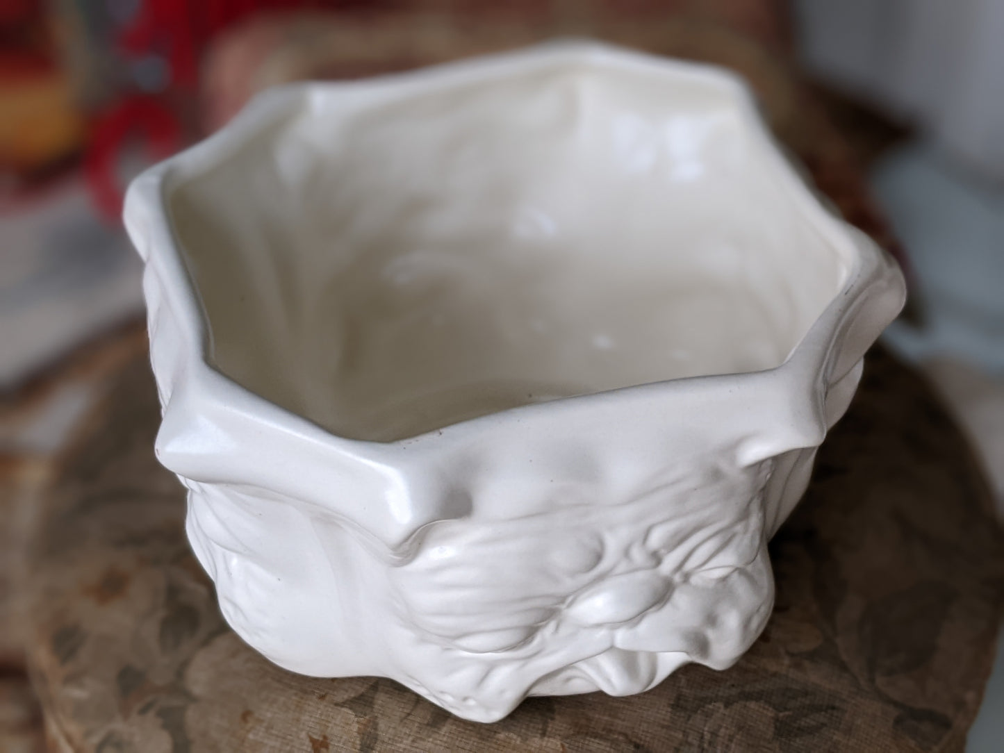 1981 Bulldog Planter Bowl **Rare!! **Dog Lovers