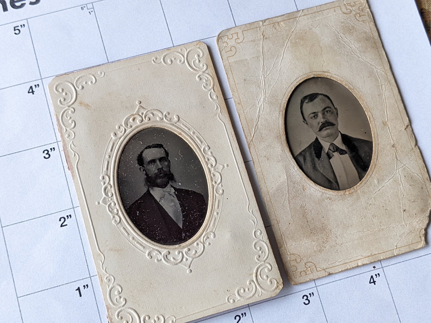1800s Mens Portraits Original Tin Types **Powerful Character