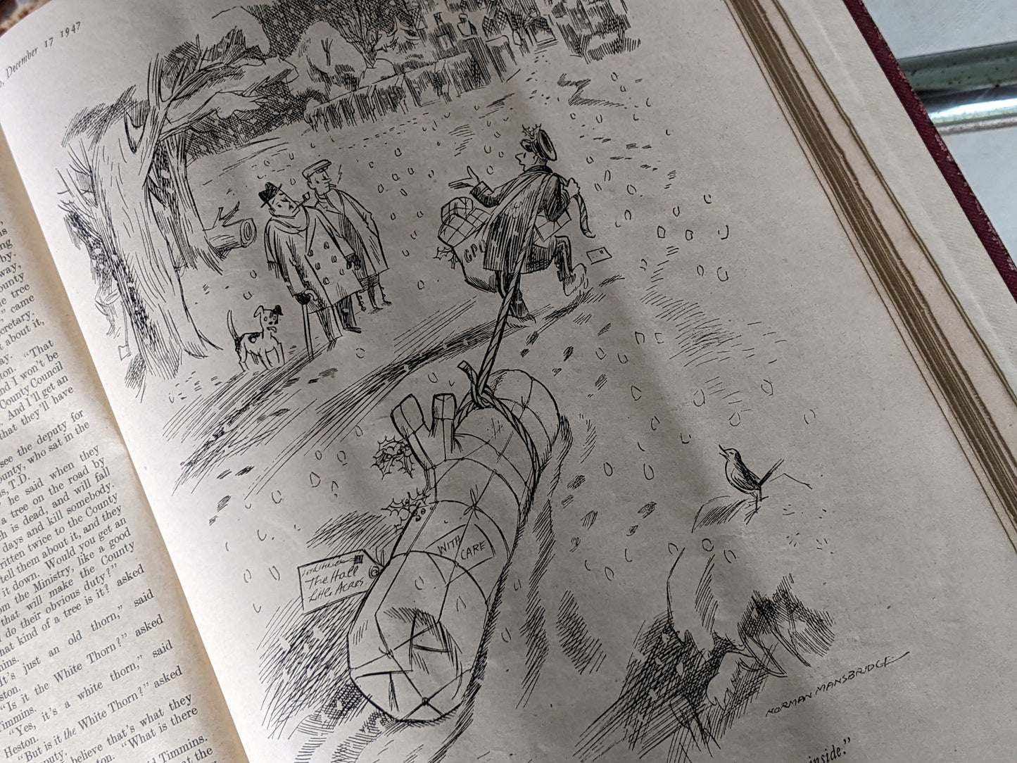 1947 Punch July-December Collection 630 Pages Hardcover Made in London England