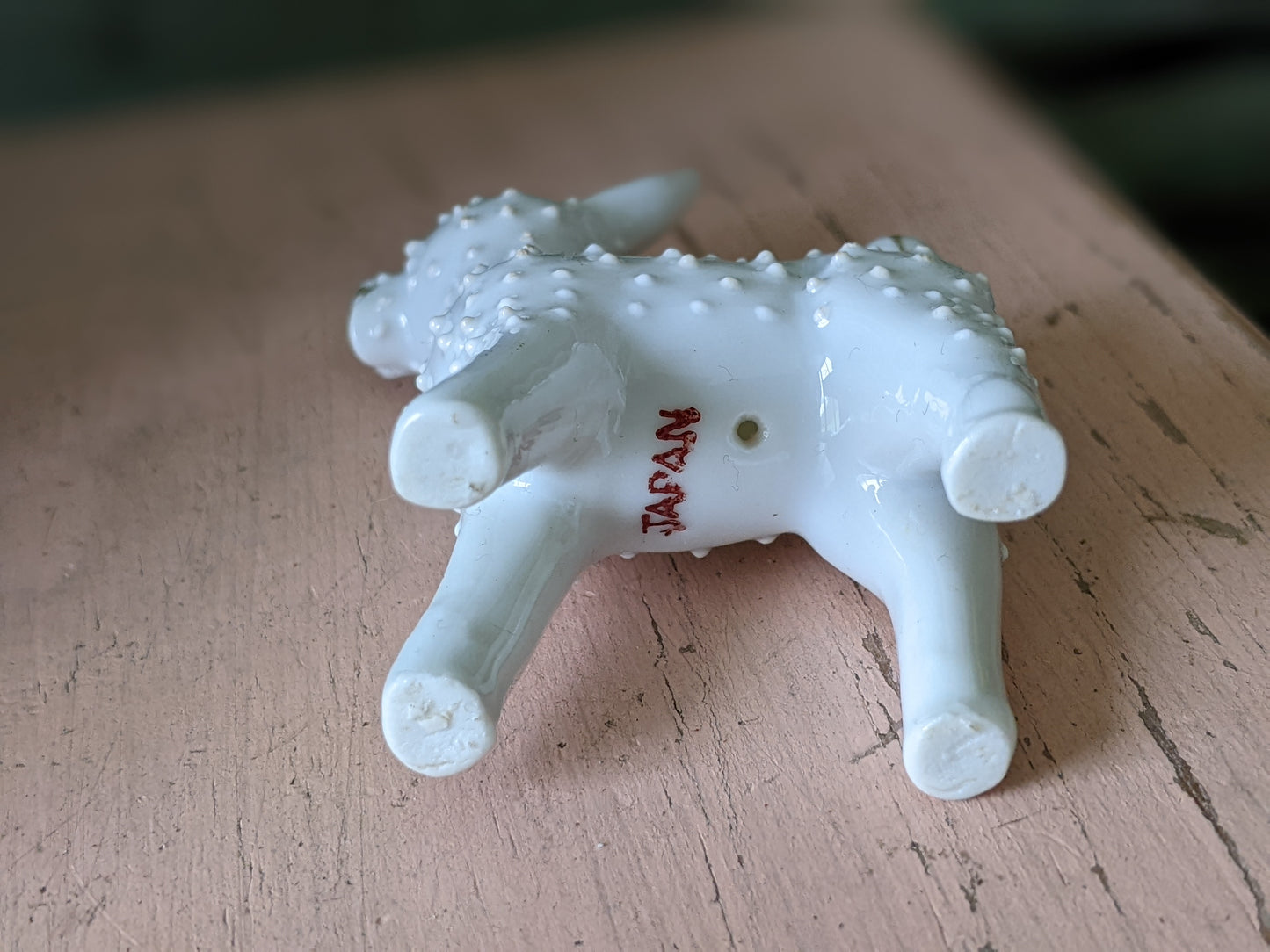 1950s Rare Stubbled Deer White Gold Japan **Amazingly Odd