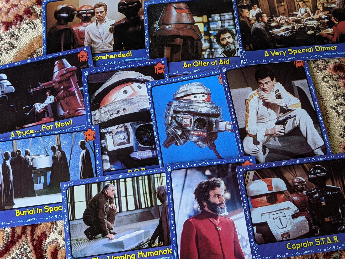 1979 The Black Hole Complete Collection by Walt Disney 88 Cards & 22 Stickers **Rare Quality