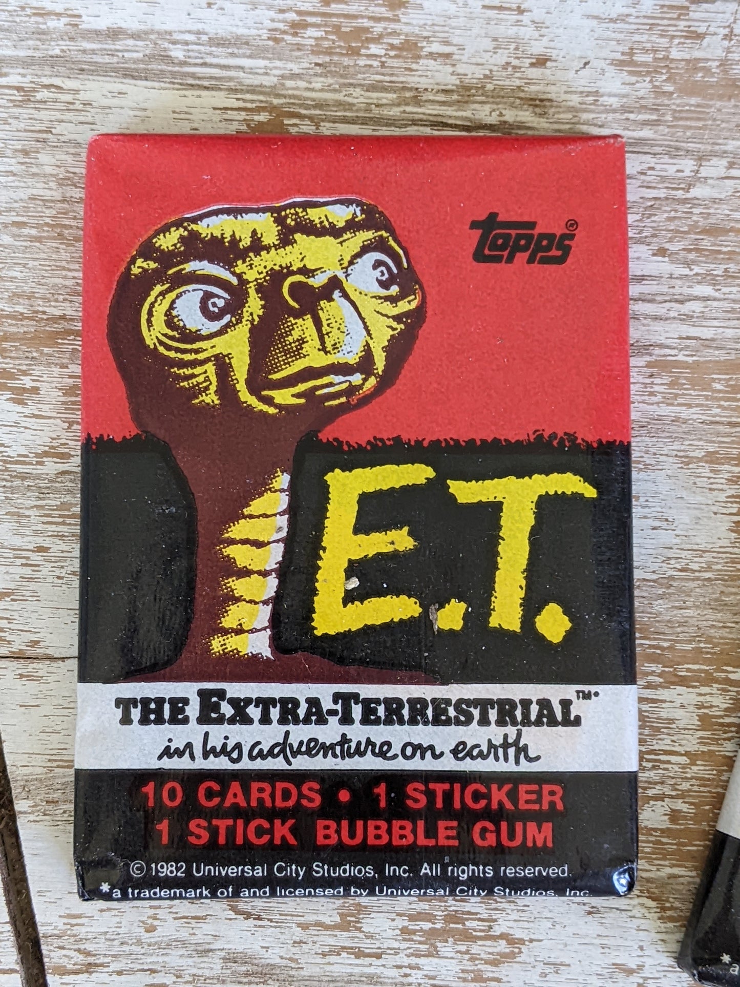 1982 E.T. Extra-Terrestrial 3 New Original Wax Packs by Topps