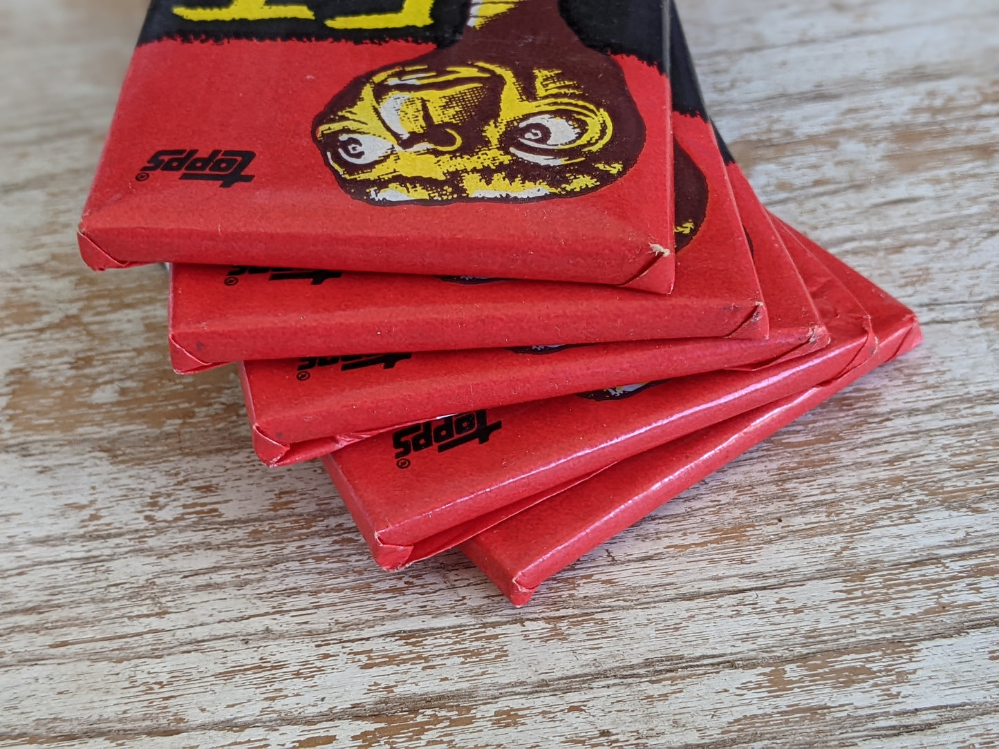 1982 E.T. Extra-Terrestrial 5 New Original Wax Packs by Topps