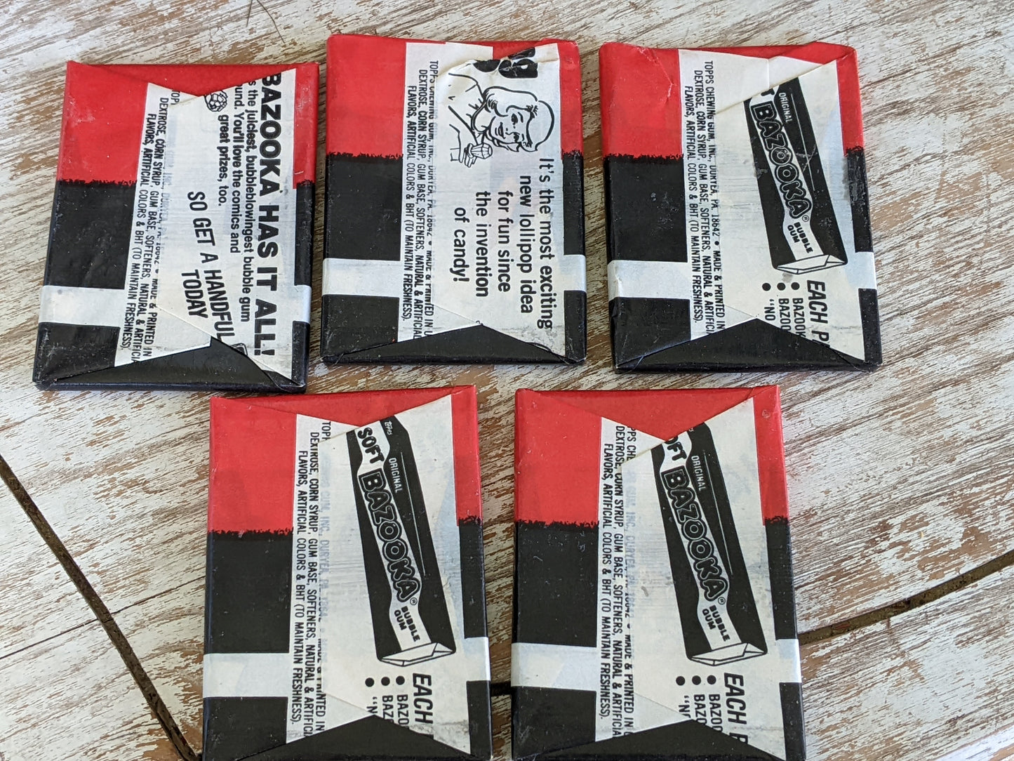 1982 E.T. Extra-Terrestrial 5 New Original Wax Packs by Topps