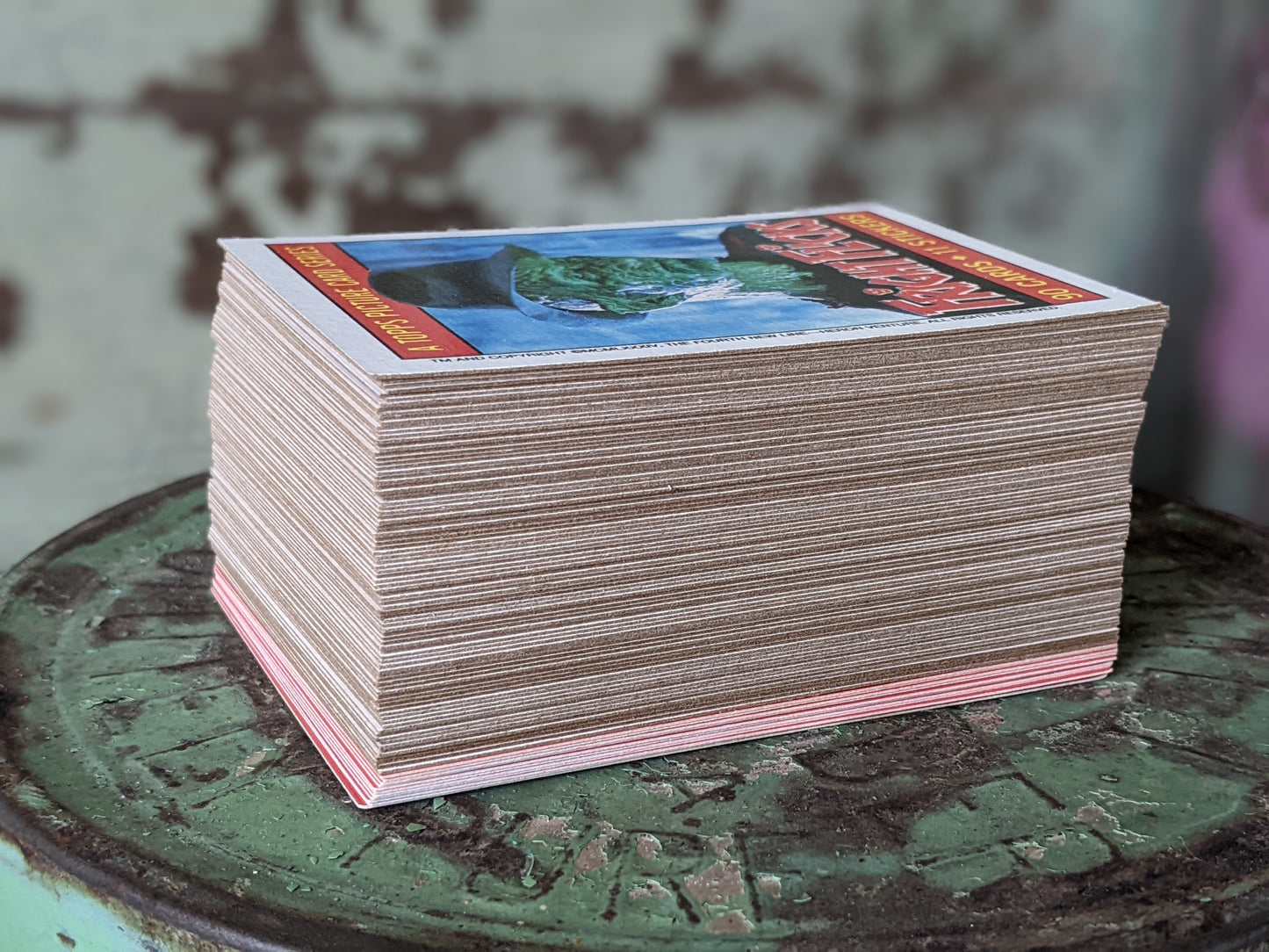 1988 Fright Flicks Ultra-Complete Collection by Topps - 90 Cards, 11 Stickers, 1 Empty Box, 4 Wax Wrappers, 1 Postcard