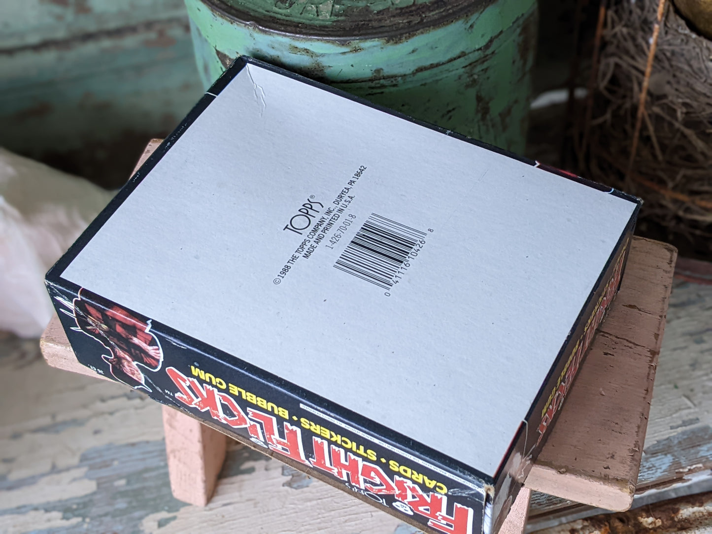 1988 Fright Flicks Ultra-Complete Collection by Topps - 90 Cards, 11 Stickers, 1 Empty Box, 4 Wax Wrappers, 1 Postcard