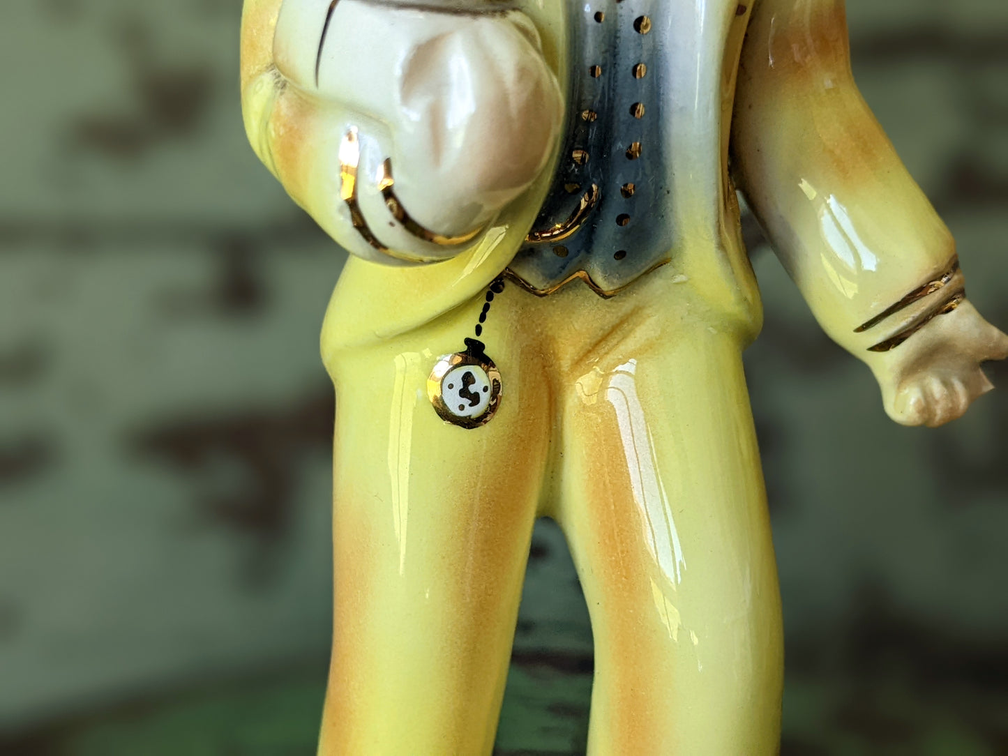 1950s Arnart Yellow Tuxedo Rose Corsage Gentleman **Adorable!!