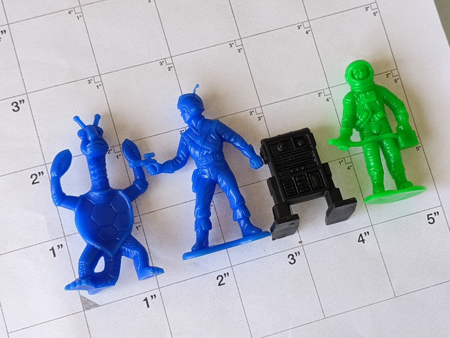 1978 Galacticos Ekaton Rare Colors!! Space Patrol **From Peru Argentina Spain Galaxy Laser Team Set of 8