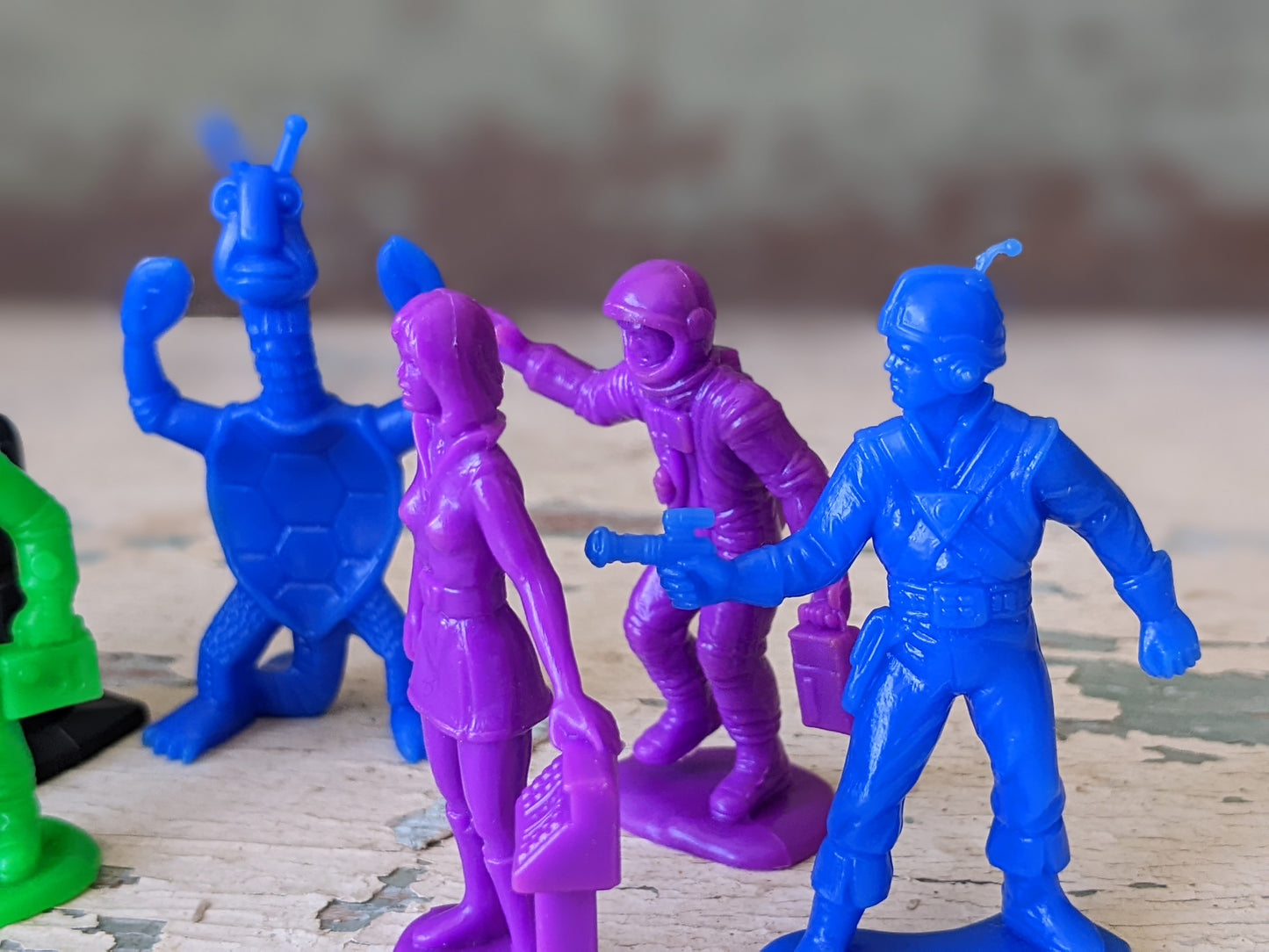 1978 Galacticos Ekaton Rare Colors!! Space Patrol **From Peru Argentina Spain Galaxy Laser Team Set of 8