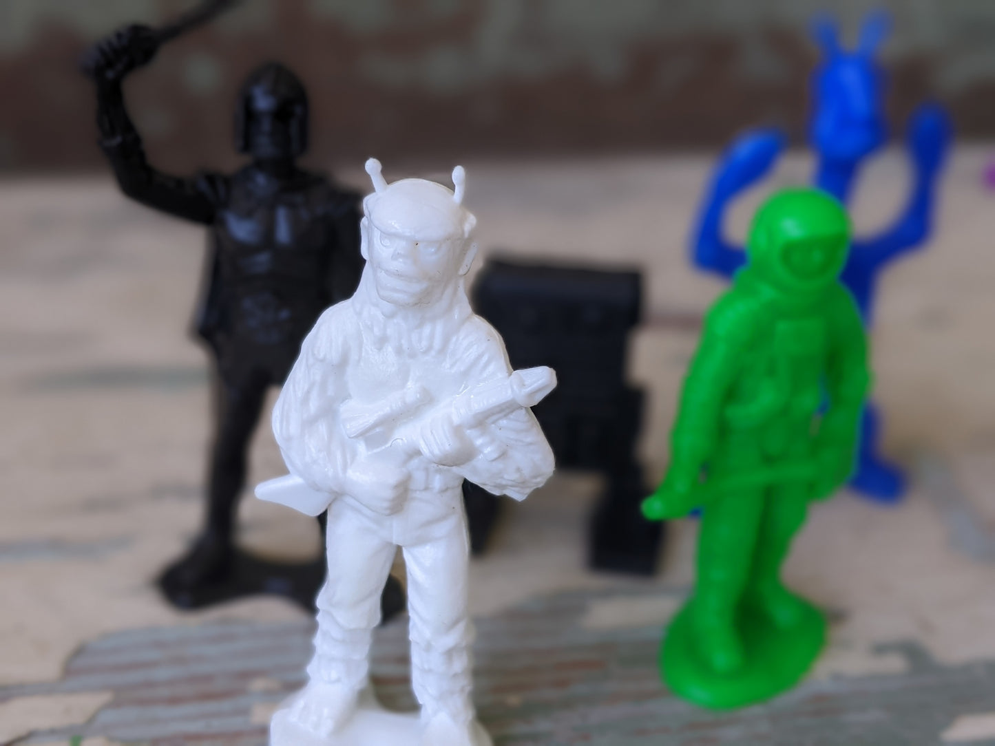 1978 Galacticos Ekaton Rare Colors!! Space Patrol **From Peru Argentina Spain Galaxy Laser Team Set of 8