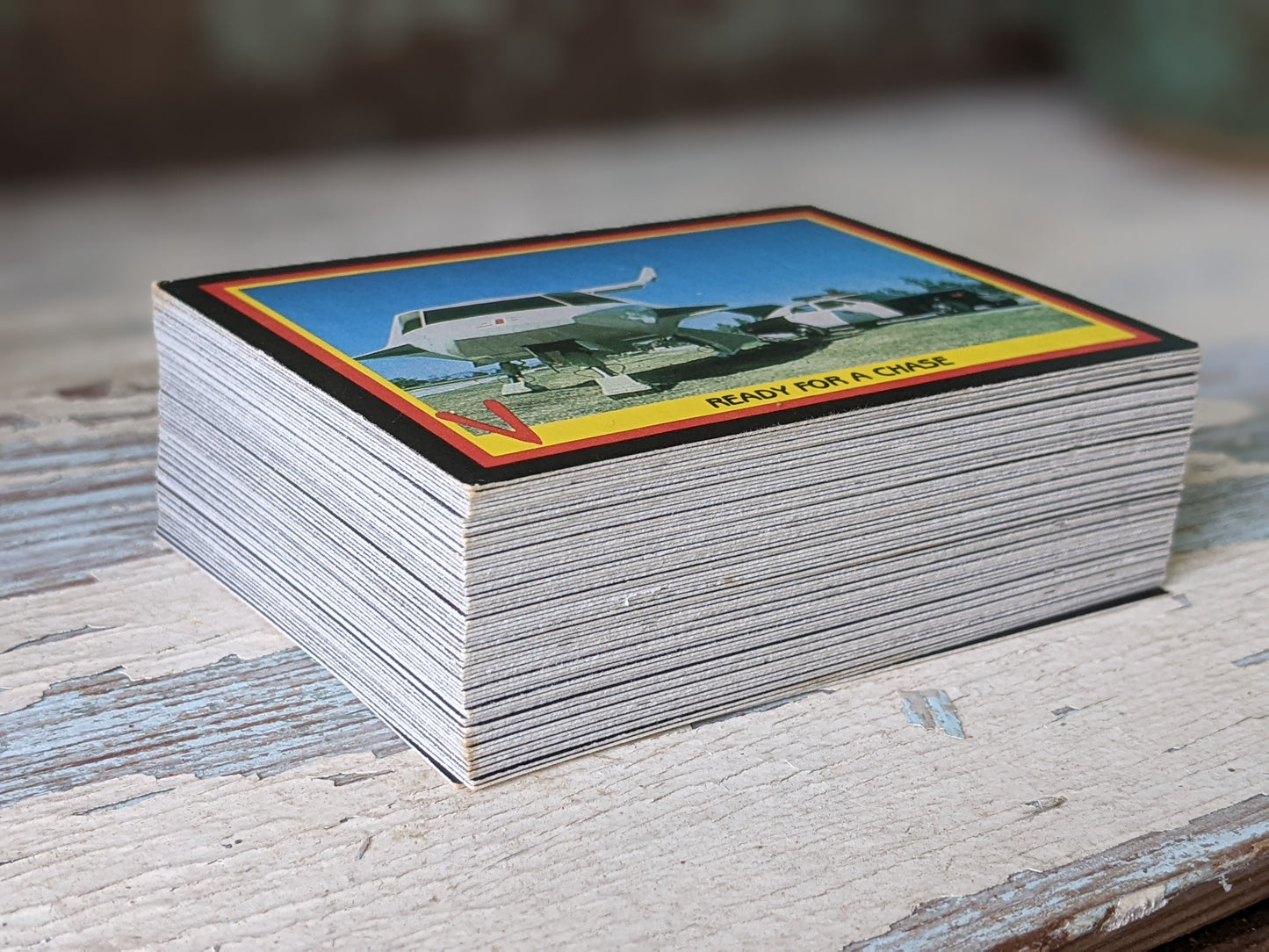 1984 Visitors Complete 66 Card Collection w 1 Empty Wax Wrapper By Fleer !! They're Here !!