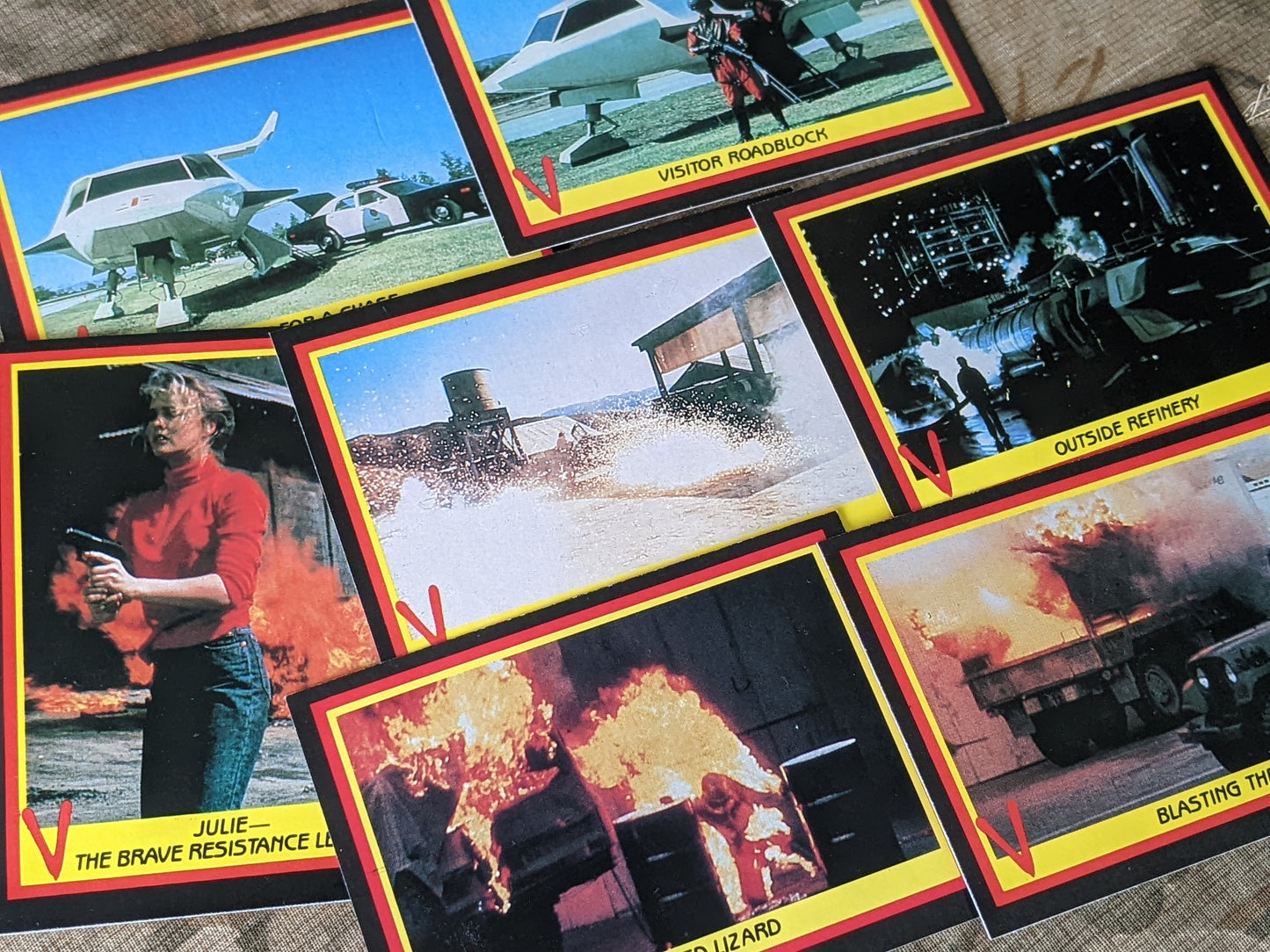 1984 Visitors Complete 66 Card Collection w 1 Empty Wax Wrapper By Fleer !! They're Here !!