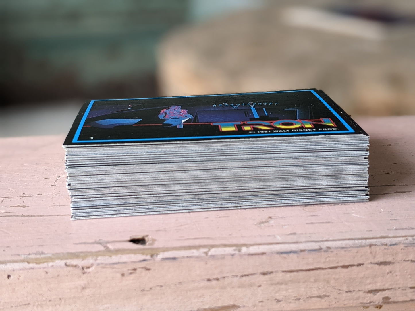 1981 Tron Ultra Complete Collection of 66 Cards 8 Stickers & 2 Sealed Wax Packs