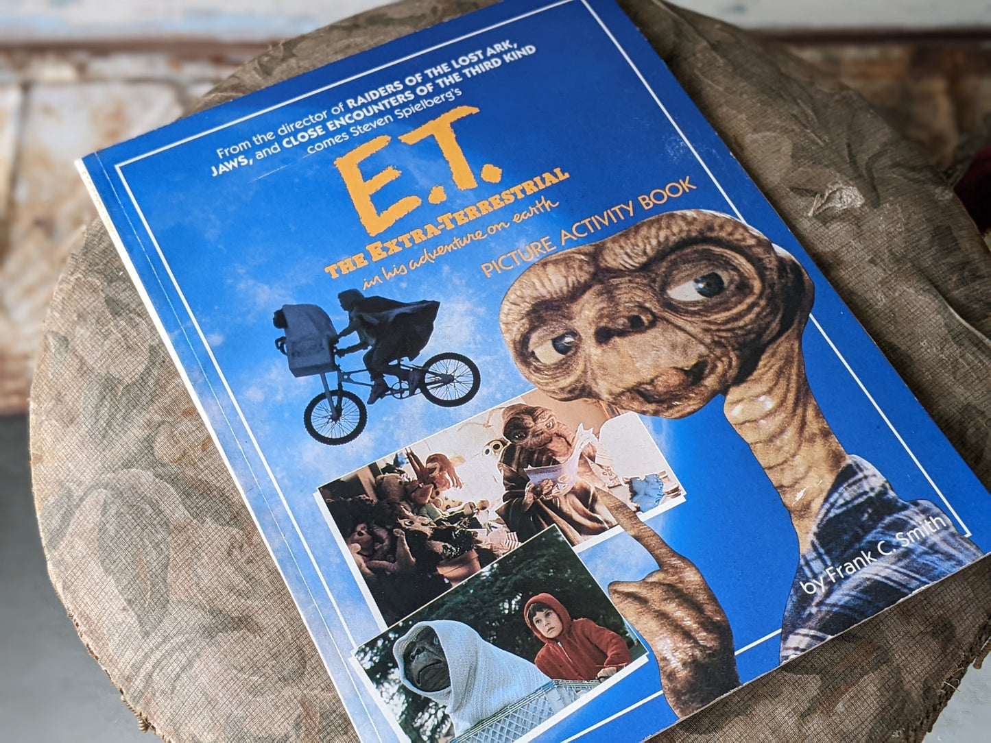 1982 E.T. The Extra-Terrestrial Original Picture Activity Book **Rare Full Size **Unused