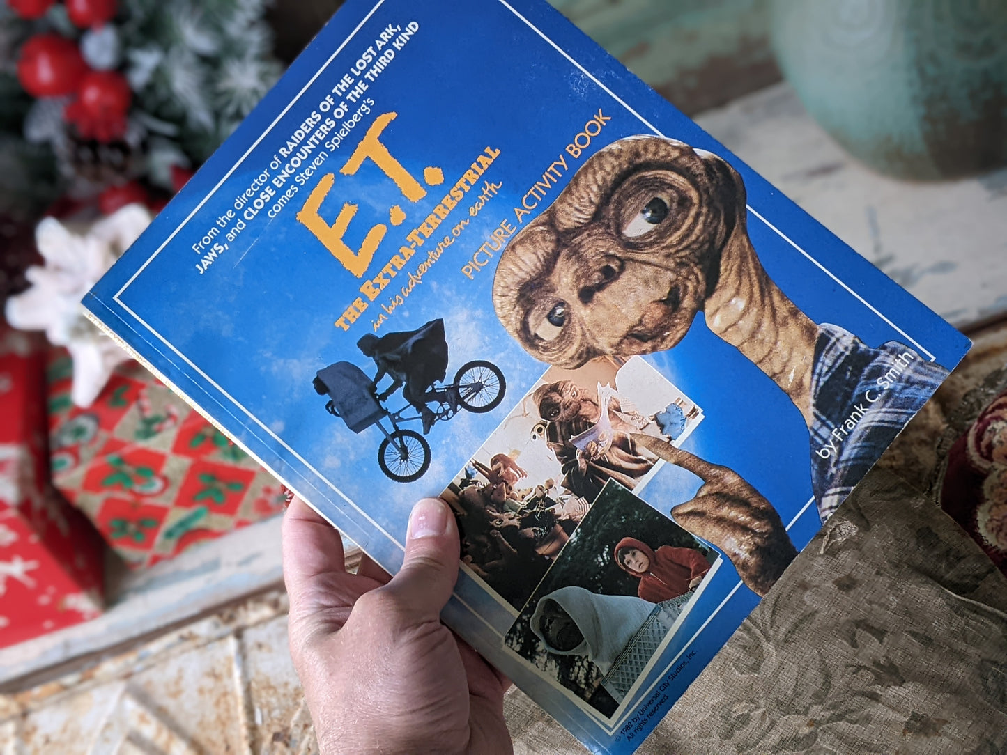 1982 E.T. The Extra-Terrestrial Original Picture Activity Book **Rare Full Size **Unused