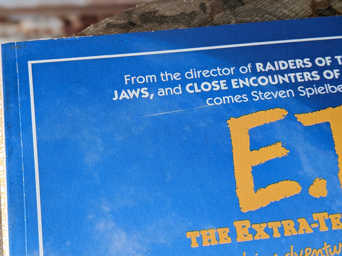 1982 E.T. The Extra-Terrestrial Original Picture Activity Book **Rare Full Size **Unused