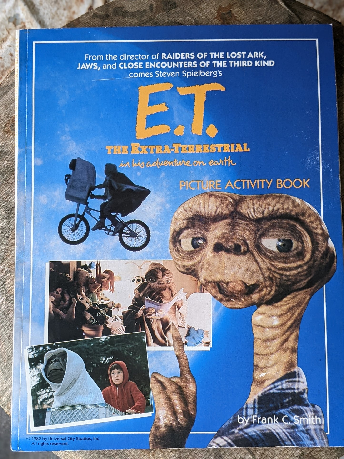 1982 E.T. The Extra-Terrestrial Original Picture Activity Book **Rare Full Size **Unused