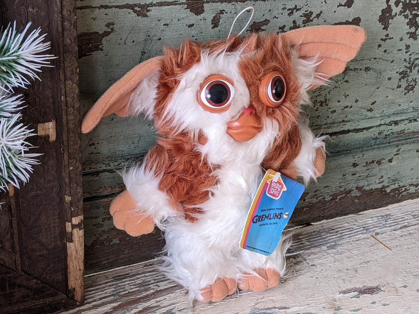 1984 Original Gizmo Squeaking Plushie by Hasbro w Original Tag