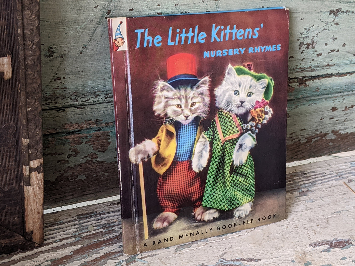 1941 The Little Kittens' Nursery Rhymes Hardcover by Rand McNally 440-25 **Book-Elf Books