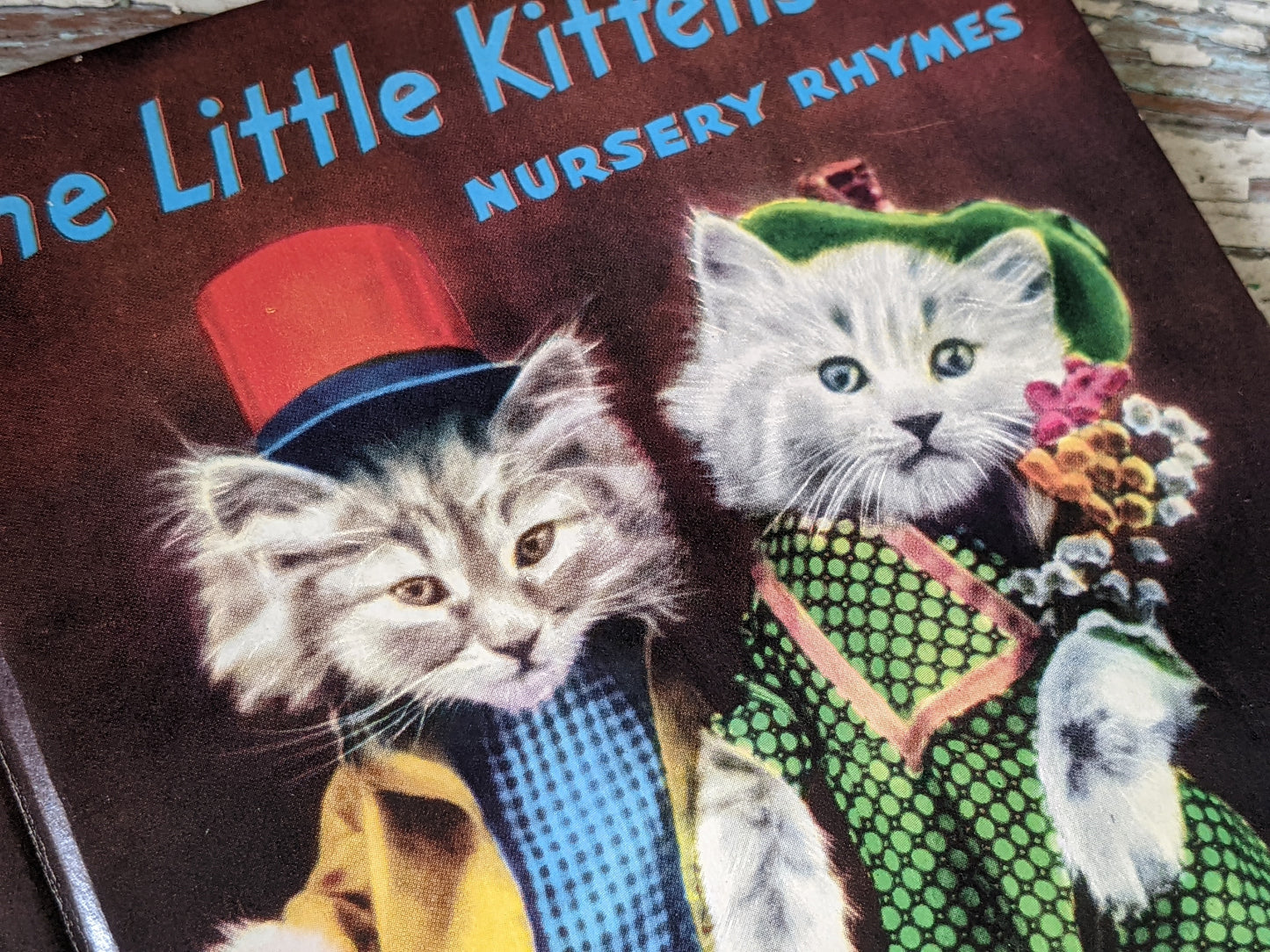 1941 The Little Kittens' Nursery Rhymes Hardcover by Rand McNally 440-25 **Book-Elf Books