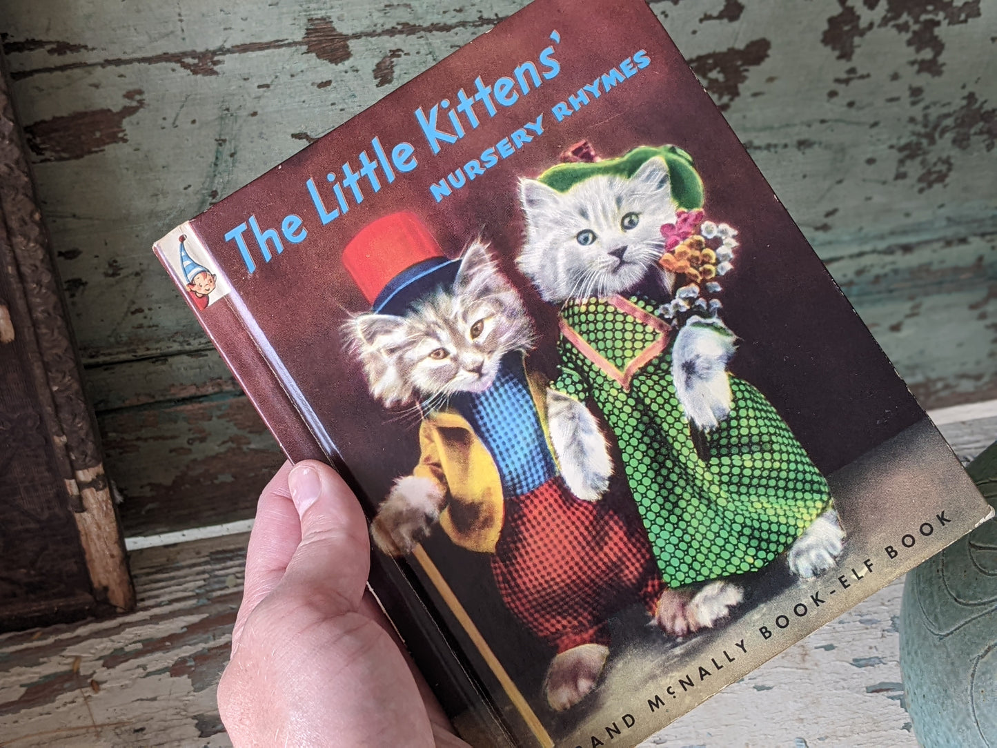 1941 The Little Kittens' Nursery Rhymes Hardcover by Rand McNally 440-25 **Book-Elf Books