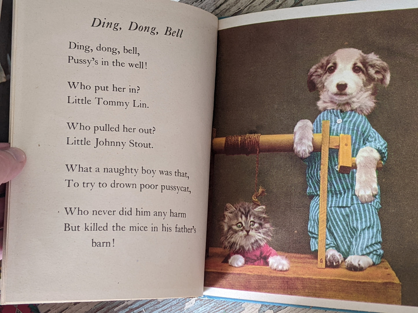 1941 The Little Kittens' Nursery Rhymes Hardcover by Rand McNally 440-25 **Book-Elf Books