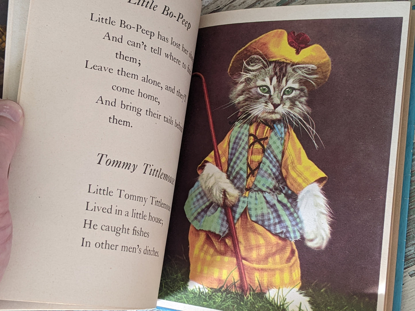 1941 The Little Kittens' Nursery Rhymes Hardcover by Rand McNally 440-25 **Book-Elf Books