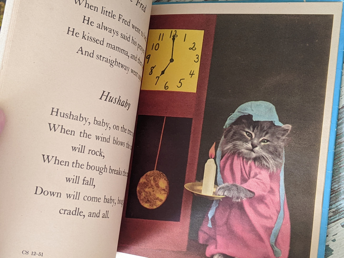 1941 The Little Kittens' Nursery Rhymes Hardcover by Rand McNally 440-25 **Book-Elf Books