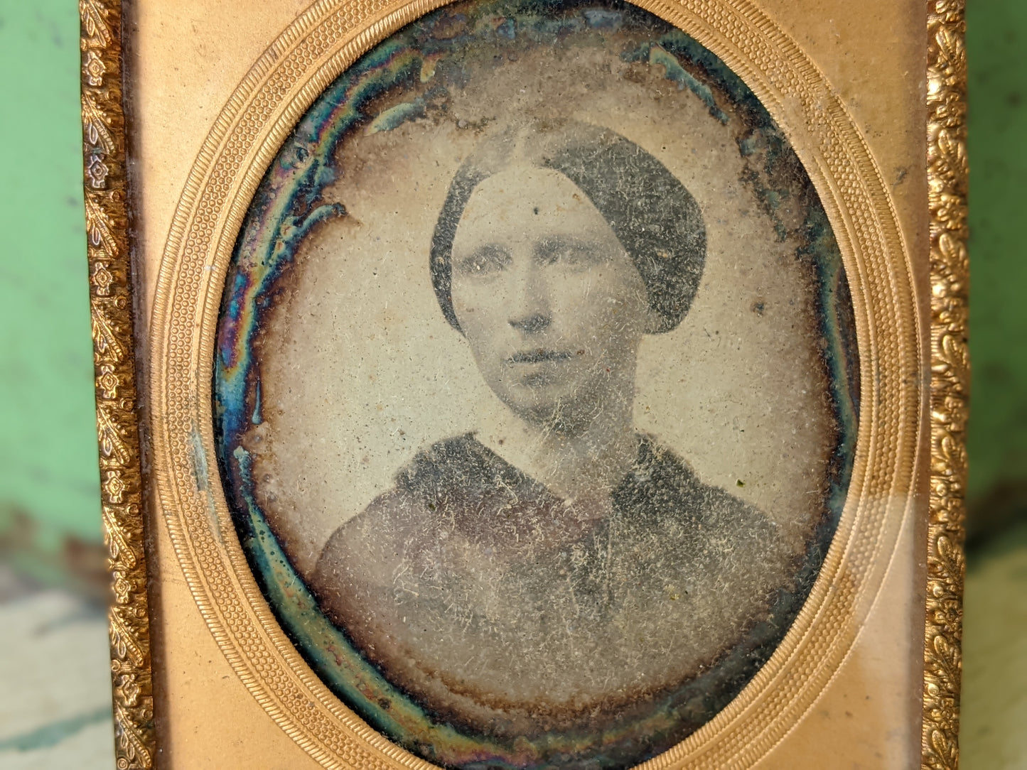 1887 Ambrotype Womans Portrait