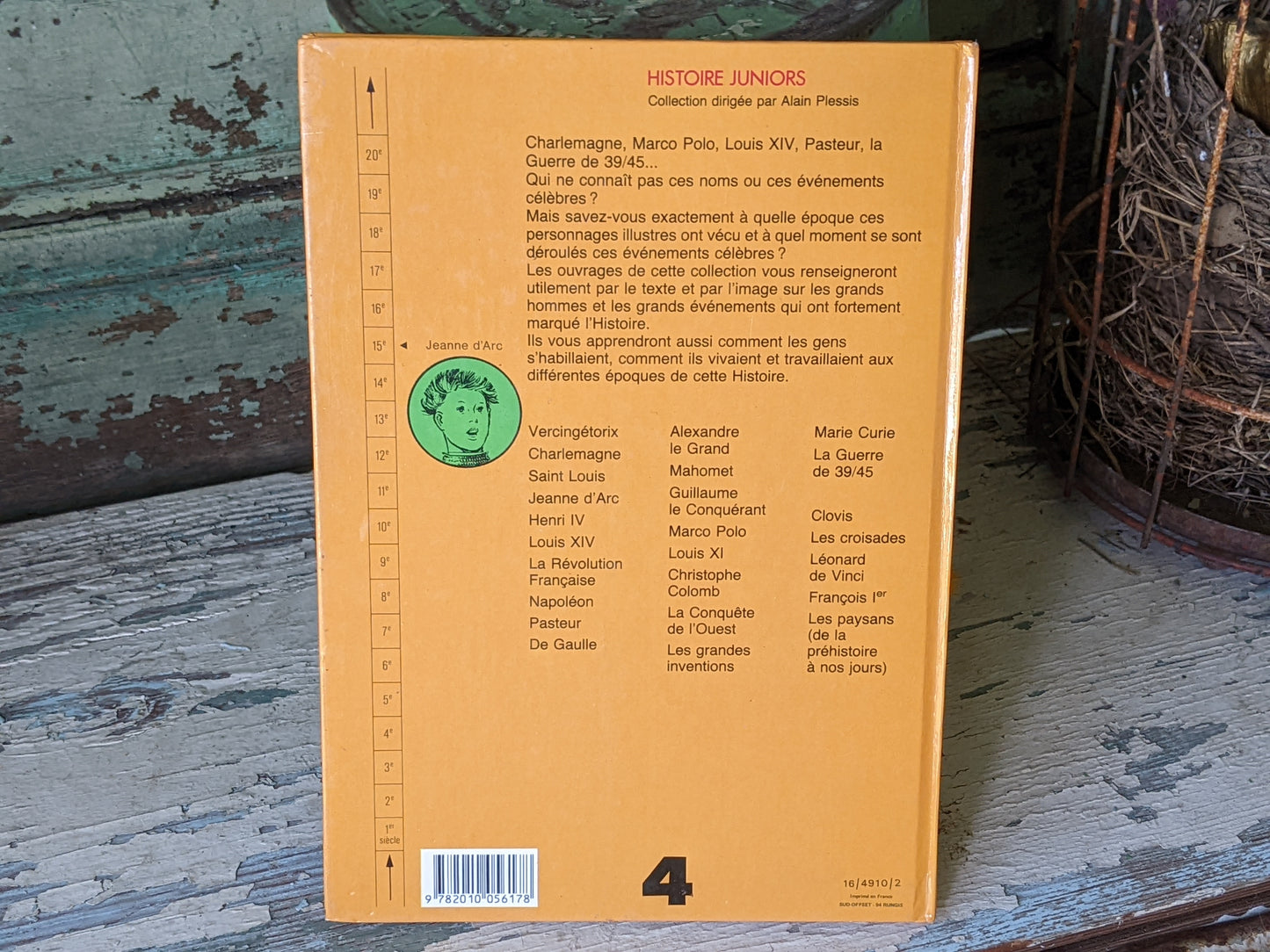 1979 Comic French Graphic Educational Novel Hard Cover Jeanne D'arc Histoire Juniors by Hachette #4
