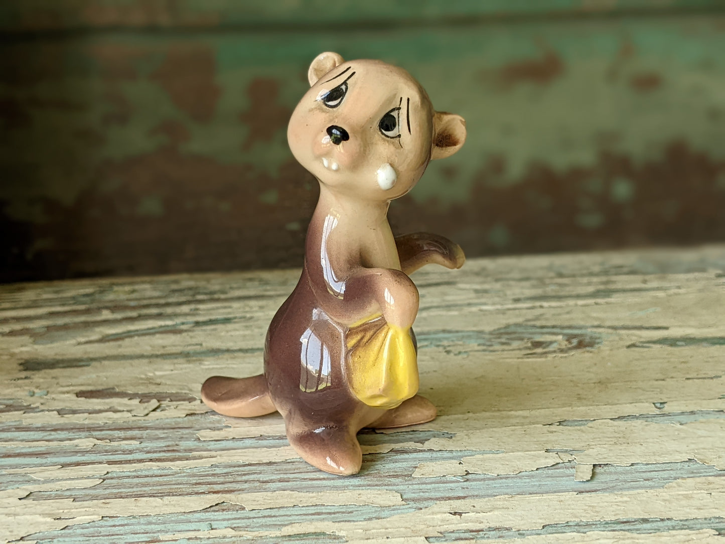1950s Vintage Otter Crying Salt & Pepper Shaker