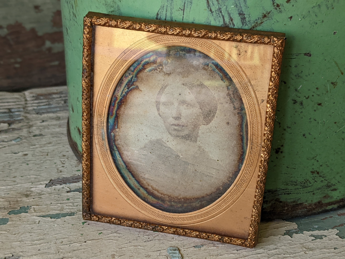 1887 Ambrotype Womans Portrait