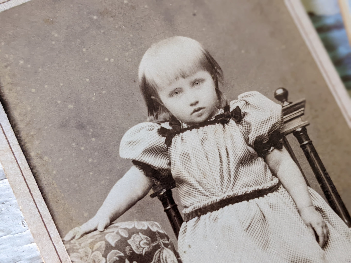 Vintage Cabinet Card Photographs Young Womans Portrait Different Ages