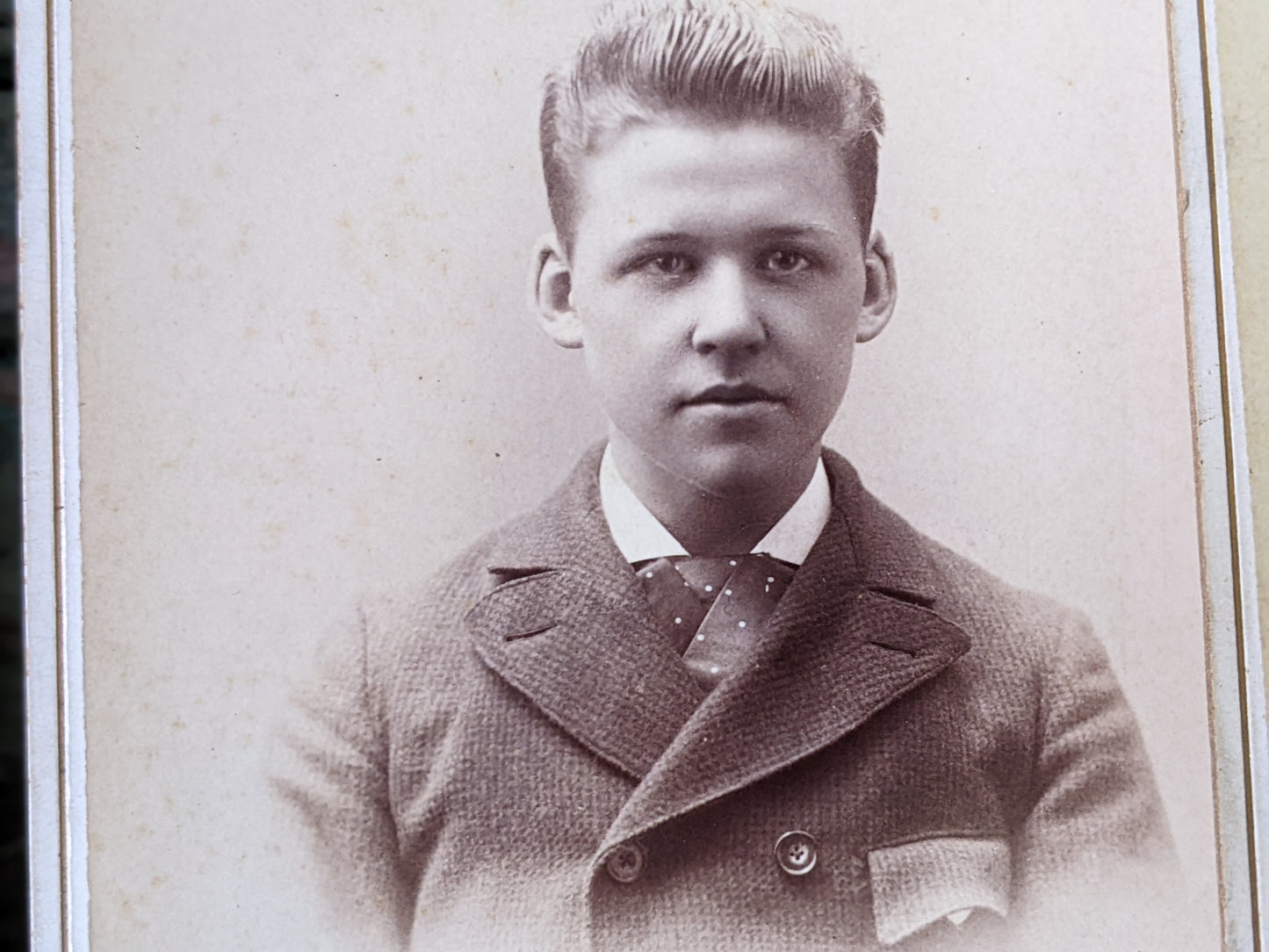 Vintage Cabinet Card Photographs Knight Family Estate