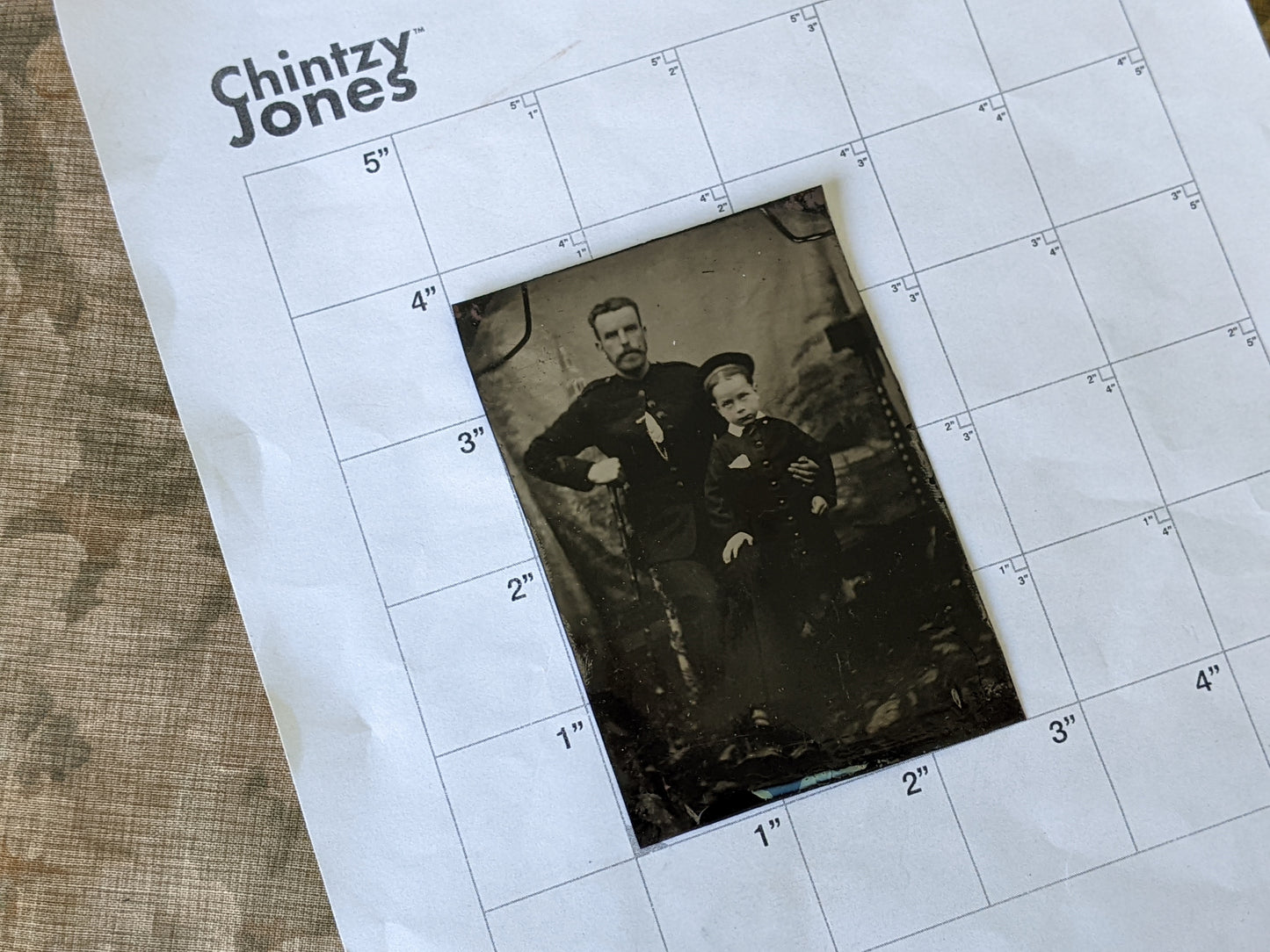 Vintage Tintype Father & Son Gangs of New York