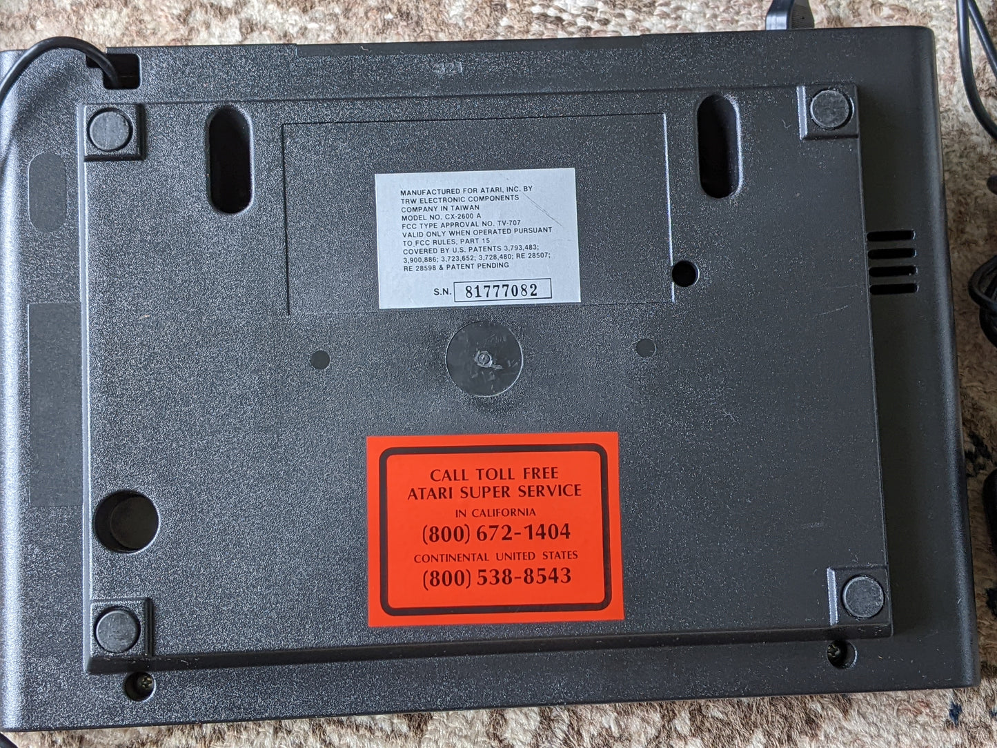 1980 Atari 2600 Instant Collection Console !! Amazing Condition !!