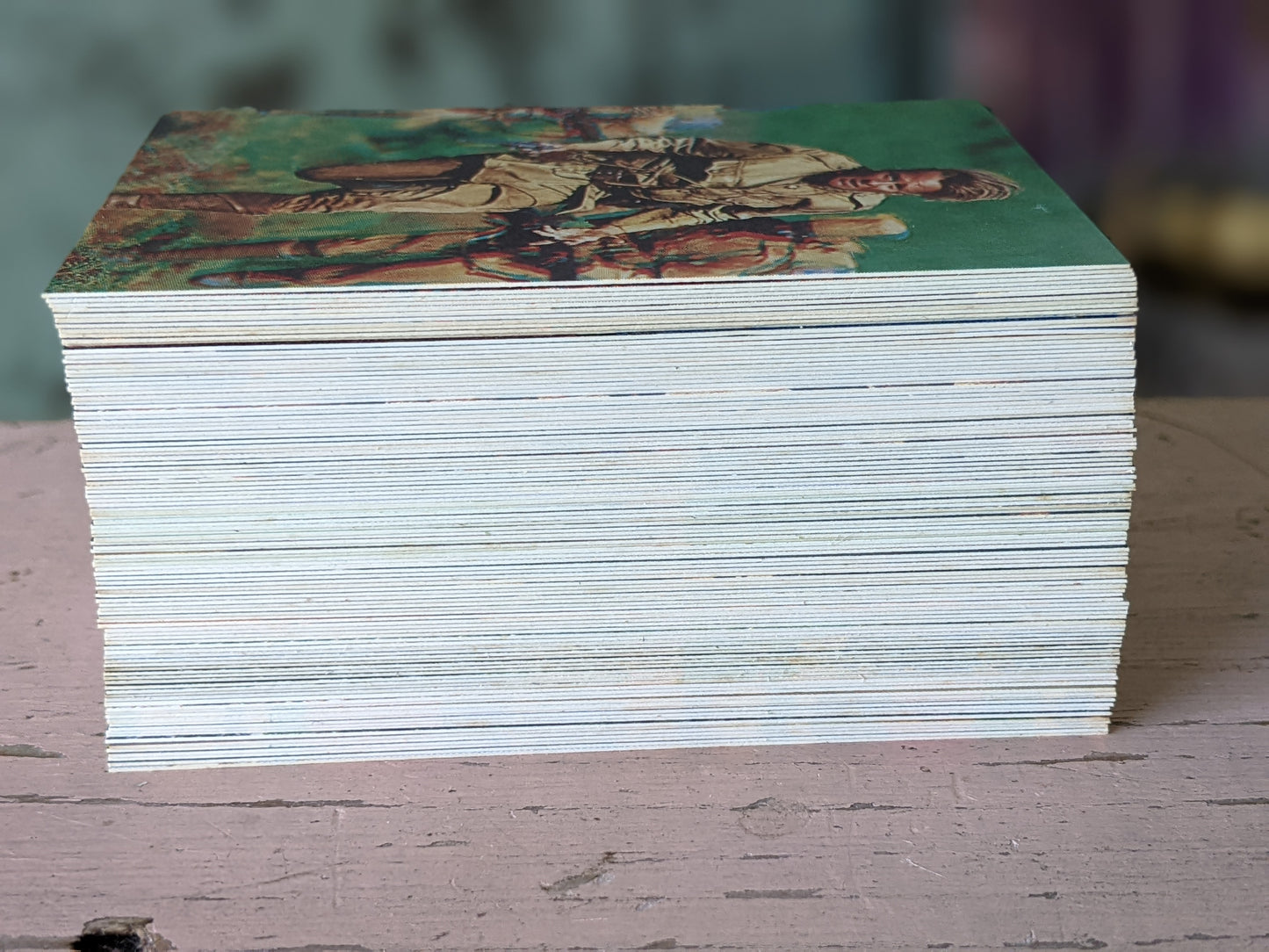 1992 Young Indiana Jones *Complete Trading Card Set of 95 Cards & 10 SE 3D Cards & Unpunched Glasses