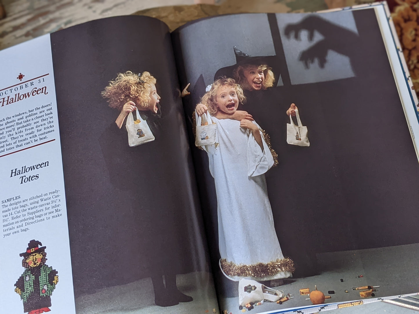 1988 Holidays In Cross Stitch Vanessa-Ann Collection Hardcover 144 Pages **Like New