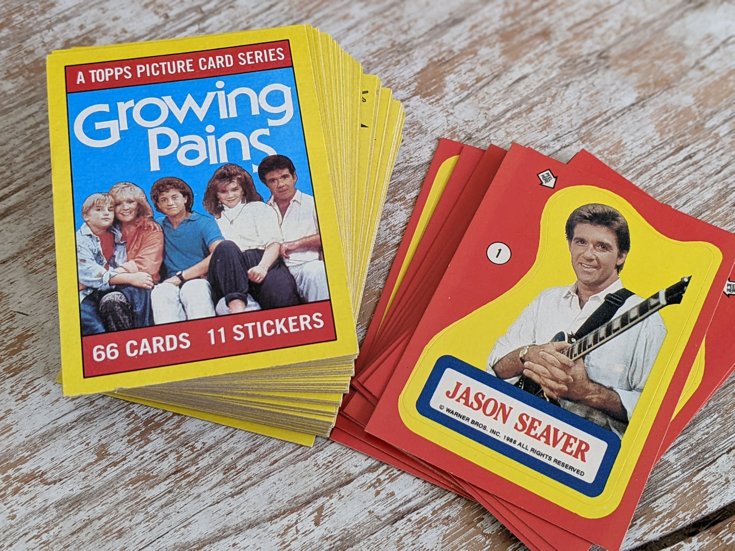 1988 Growing Pains **Complete Collection 66 Cards & 11 Stickers by Topps