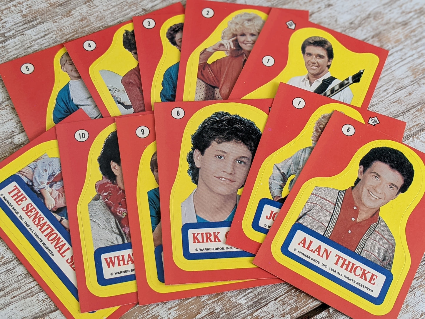 1988 Growing Pains **Complete Collection 66 Cards & 11 Stickers by Topps