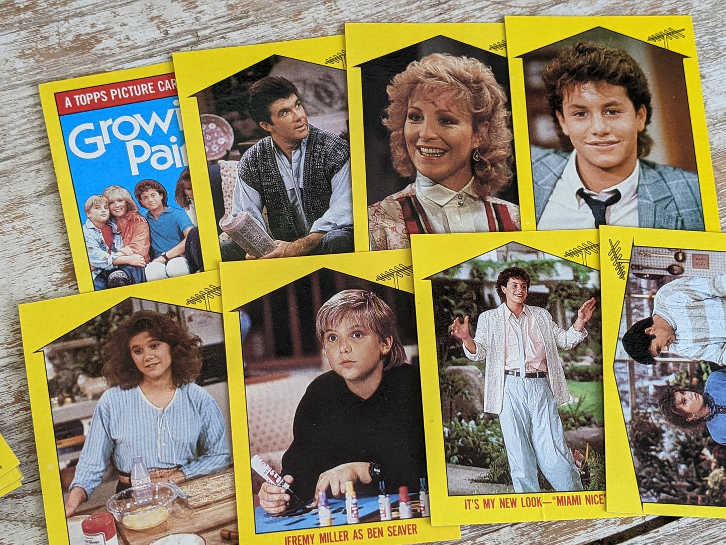1988 Growing Pains **Complete Collection 66 Cards & 11 Stickers by Topps