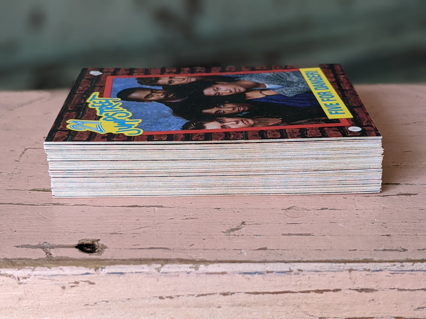 1987 21 Jumpstreet **Complete 44 Sticker Card Set by Topps