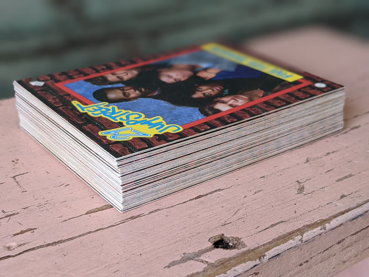 1987 21 Jumpstreet **Complete 44 Sticker Card Set by Topps